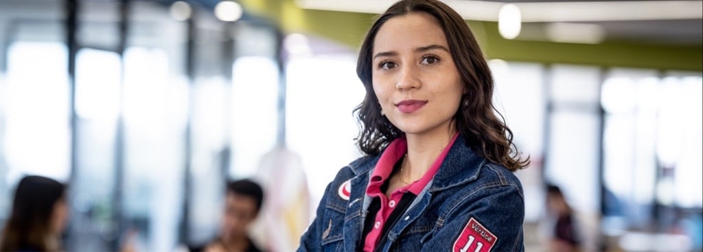 Estudiante Anáhuac en aula