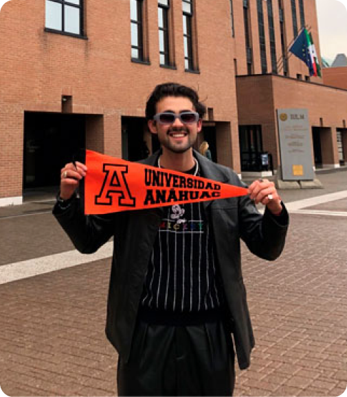 Estudiante Anáhuac en experiencia internacional